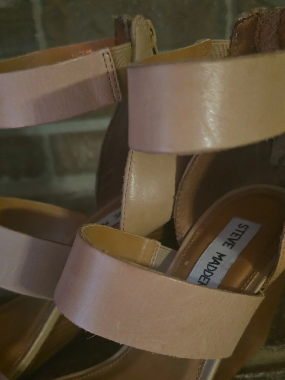 Steve Madden Karey Wedge Heels‎ Brown Womens Size 8M